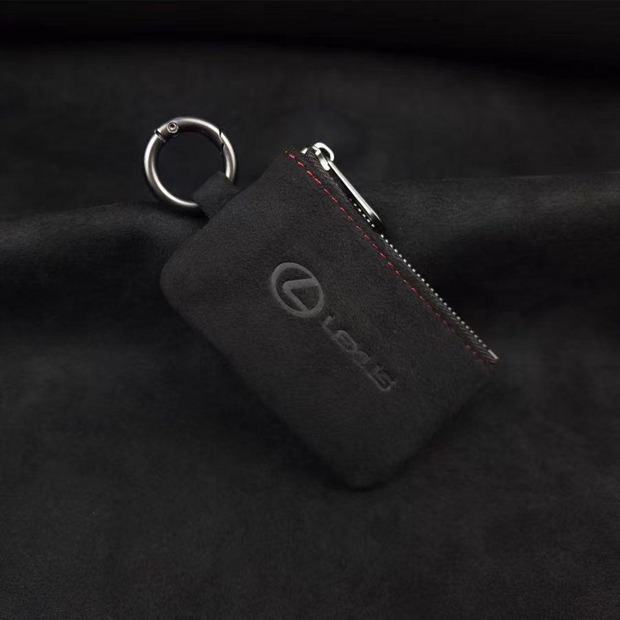 Leder Autoschlüsselhülle Etui Geldbörse Tasche Schlüsselanhänger für Lexus RX330 IS250 Ct200h ES300h RX350 IS300h NX300h GS300 ES350 Zubehör