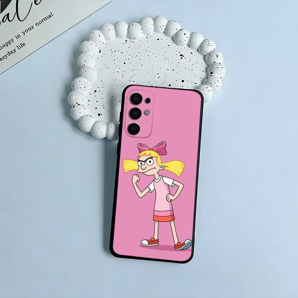 Klassische Cartoon-Charaktere-R-Rugrats Weiche Silikonhülle für Samsung S25, S24, S21, S22, S23, S30, Ultra, S20, Plus, Lite-Schwarz