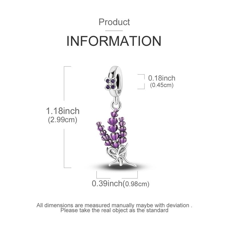 Charm Genuine Copper Tulip Butterfly Chameleon Pendant Piece Bead Elements Suitable For Authentic Bracelet Style For Women Jewelry Creation Present