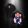 The Quintessential Quintuplets T-Shirt Nakano Itsuki Gewaschenes Y2k T-Shirt Sommer Kurzarm Polyester T-Shirts Oberteile Herren Damen Kleidung