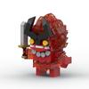3D Building Block MOC Toy, Educational Assembly, Surtur Square-Head Minifigure Model, Construction Gift for Boys