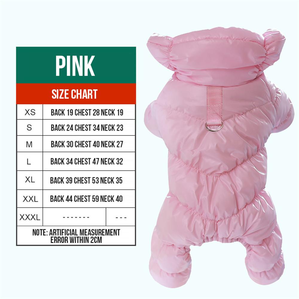 Winter Male Boy Dog Clothes with Buckle Waterproof Pet Jumpsuit Overall for Small Dogs Chihuahua Yorkies Rompers Chien Vetement