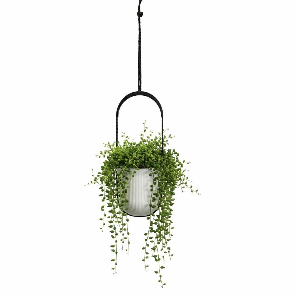 Aera Hang Recycled Cream Hanging Pot 17.9 Cm