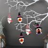 Halloween Pendant Faceless Old Man 3 Grid Box Holiday Wooden Pendant Window Wall Decoration Listing