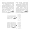 Bird Deterrent Window Clings White Spring Tree Branch Birds Hanging Vines Butterflies Static Glass Decals for Home Classroom Office Party Decoration