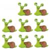 2-8 PCS Miniature Resin Snail Figurine – Cute Garden Ornament for Fairy Dollhouse, Bonsai Plant Decor & Terrarium
