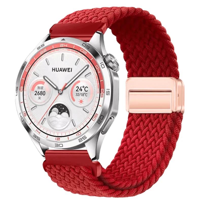 Nylon Band for Huawei Watch 5/GT5 Pro/GT5/4/3 46mm Sport Wristband for Amazfit Balance 2 1/Bip 6 5/GTR 47mm/GTS 4/Active 2 Strap