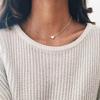 Fashion Collier Simple Heart Girls Pendant Necklace Small Love Shape Hearts Clavicle Choker Jewelry