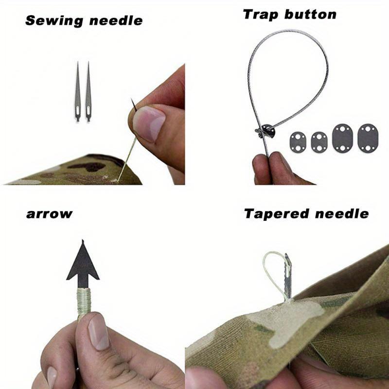 Outdoor Multi-purpose Stainless Steel Tool Card Trap Fish Hook/ Outdoor Camping Tool