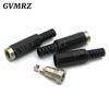 10PCS DC Connectors 5.5x2.1mm 3.5x1.3mm DC Power Plug Male Female Jack Socket Panel Mount DC Power Adapter Connector 5.5*2.1