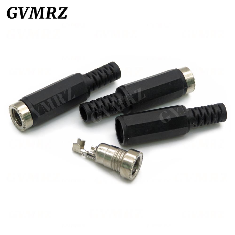 10PCS DC Connectors 5.5x2.1mm 3.5x1.3mm DC Power Plug Male Female Jack Socket Panel Mount DC Power Adapter Connector 5.5*2.1