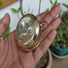Brass Compass Nautical Style Pocket Compass 5.08 cm Office Desk Decor Gift for Dad, Husband, Grandpa, Boyfriend, Birthday, Wedding, Anniversary