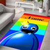 Custom personalization Rainbow Friends Area Rug - Perfect For Kitchen, Bathroom,Laundry Room Decor Large Size Available,Gift All Seasons