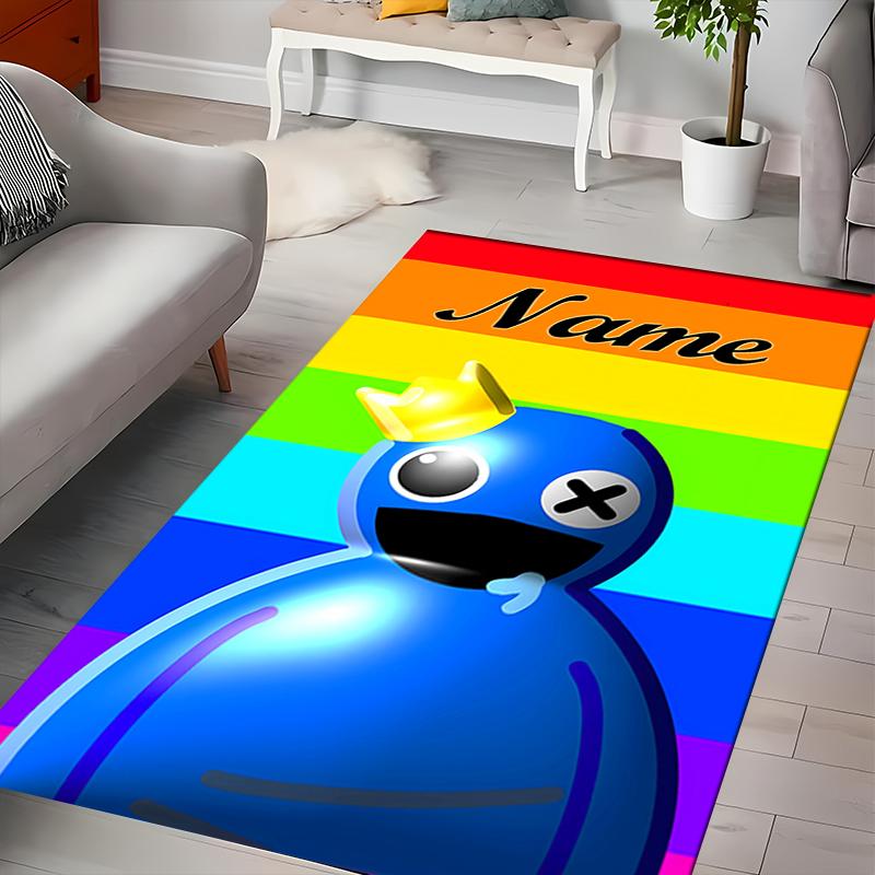 Custom personalization Rainbow Friends Area Rug - Perfect For Kitchen, Bathroom,Laundry Room Decor Large Size Available,Gift All Seasons