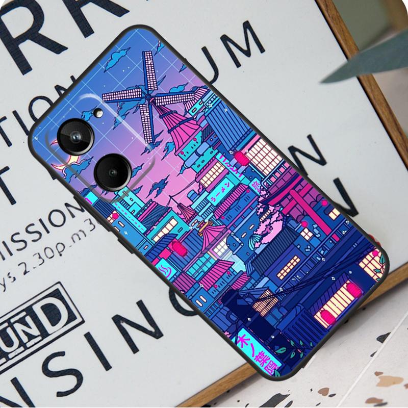 Art Pixel Aesthetic For Realme C31 C33 C35 C51 C53 C55 C67 GT5 GT Neo 6 9 10 11 12 Pro Plus C21Y C25s C30 Case