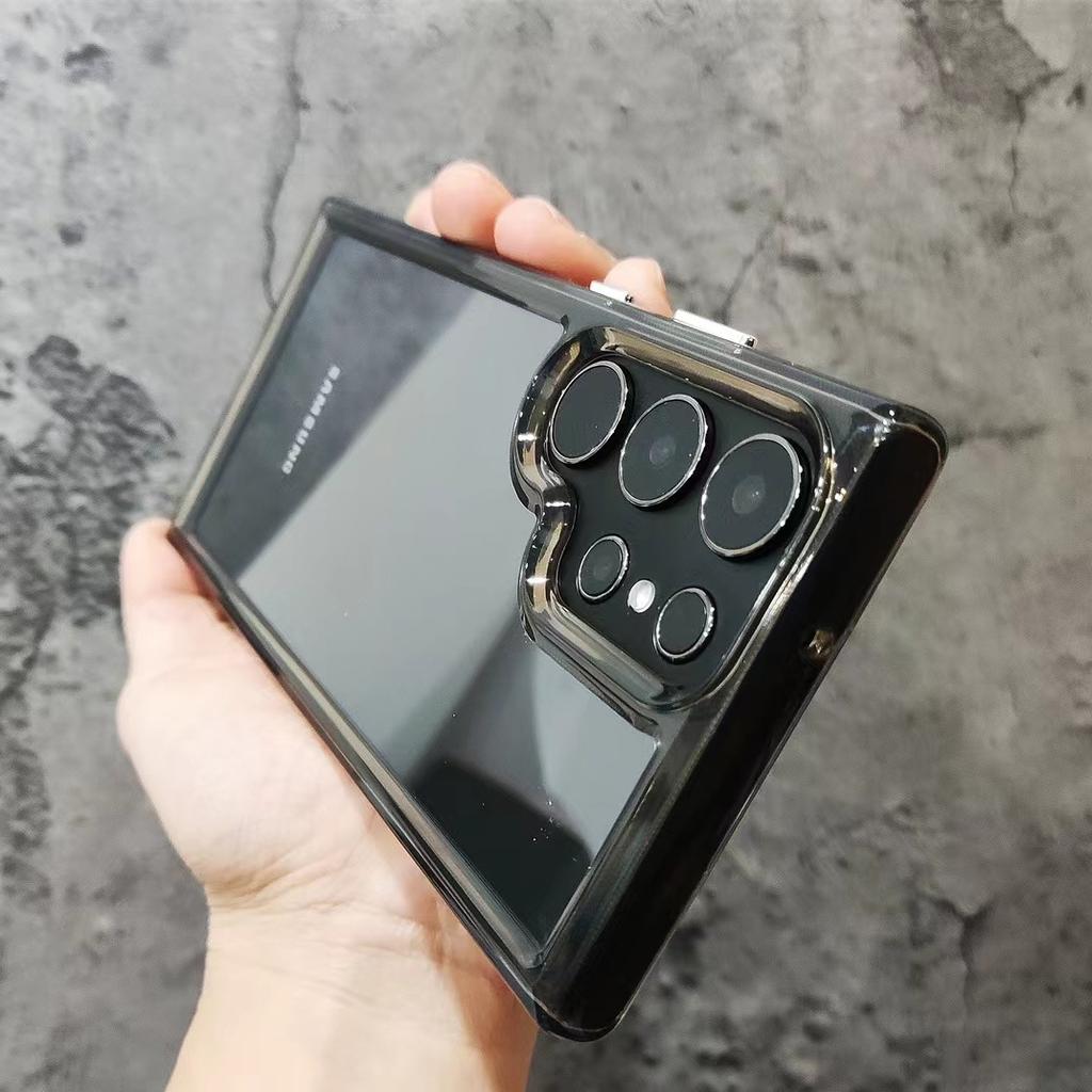 S24Ultra Acrylic Space Shell Is Suitable for Samsung S25 Transparent Mobile Phone Case A16 Jacket A562 Generation