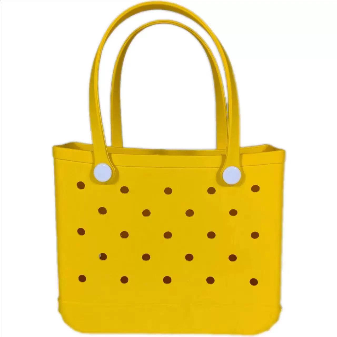 

EVA Waterproof Wear-Resistant Beach Shoulder Bag with Storage Default B button, specify white button in remarks