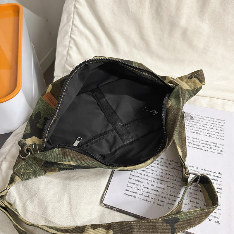 Camouflage Canvas Sling Bag – Durable & Stylish Crossbody Bag for Outdoor, Travel, and Everyday Use