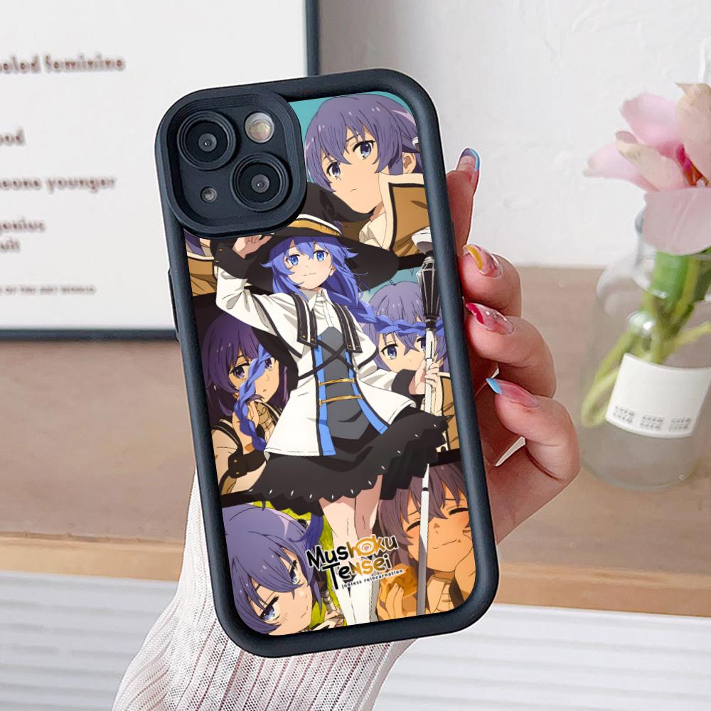 Mushoku Tensei Roxy Mobile Phone Case for iPhone 17 16 15 14 13 12 11 Air Pro Max Plus Thicken TPU Colorful Cover Cover Luxury