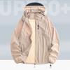 Haut Sonnenschutzjacke Herren Sommer UV Leichtgewicht Eisseide Kapuzenmantel Outdoor Reiten Angeln Windjacke