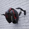 Space Saving Motorcycle Helmets Wall Hook Organizers ABS Mounting Bracket Simple Installation for Home Garage Or Kitchen