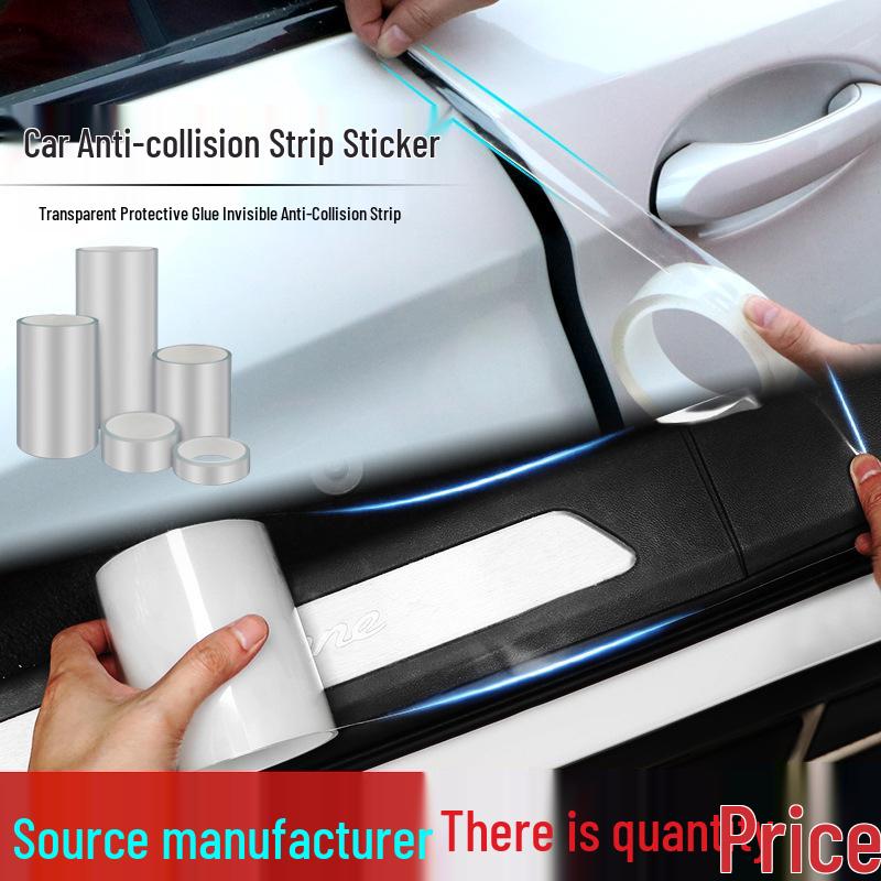 

Универсальная прозрачная наклейка для защиты от столкновений и защиты педалей автомобиля Transparent 2cm*3m