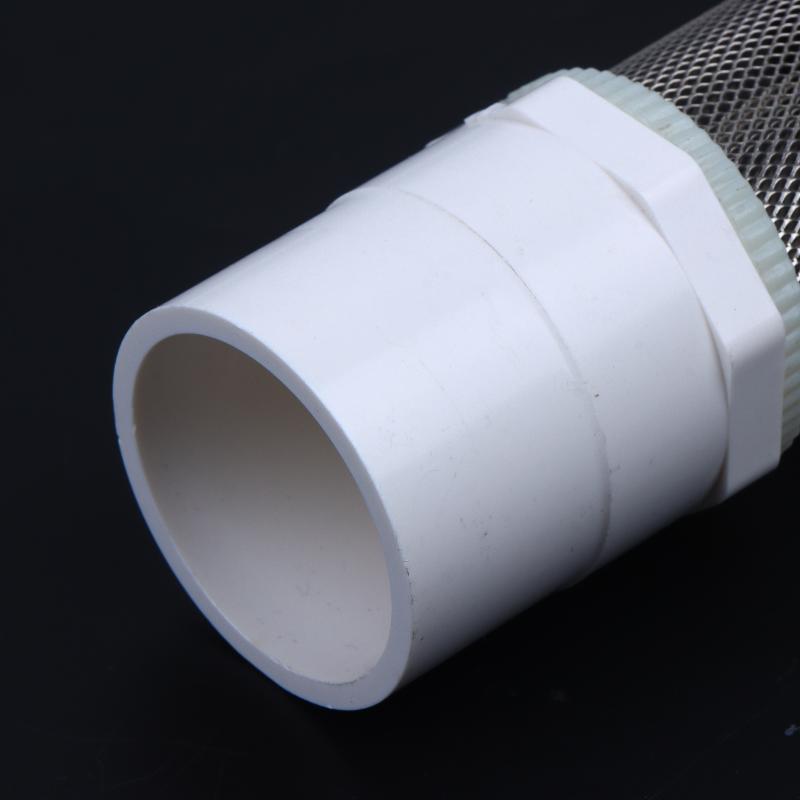 20~63Mm 304 Stainless Steel Filter Pvc Pipe For Small Aquarium Tank Water Pump Inlet Tube Filter Garden Drip Irrigation Filter