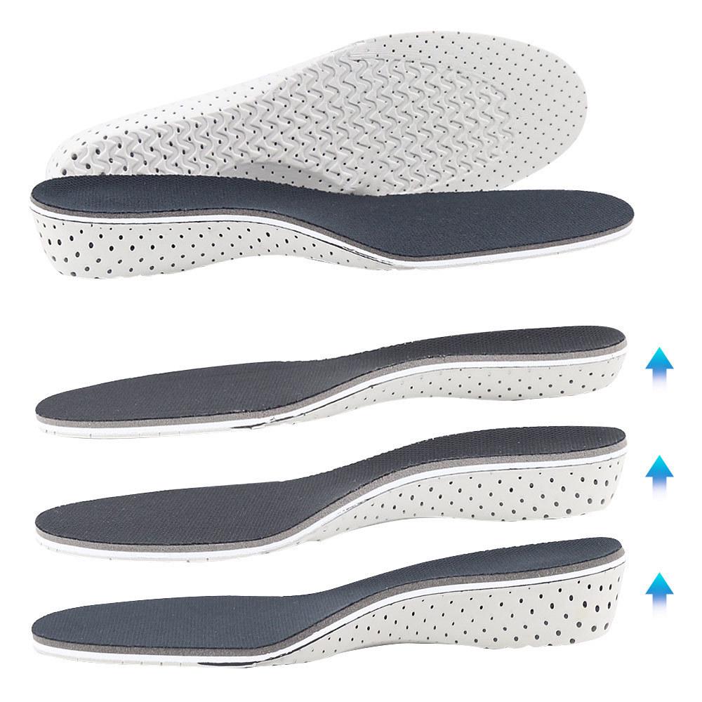 EVA Breathable Height-Boosting Insole for Men & Women - Sweat-Absorbing, Deodorant Shoe Inserts for Sports & Casual Wear