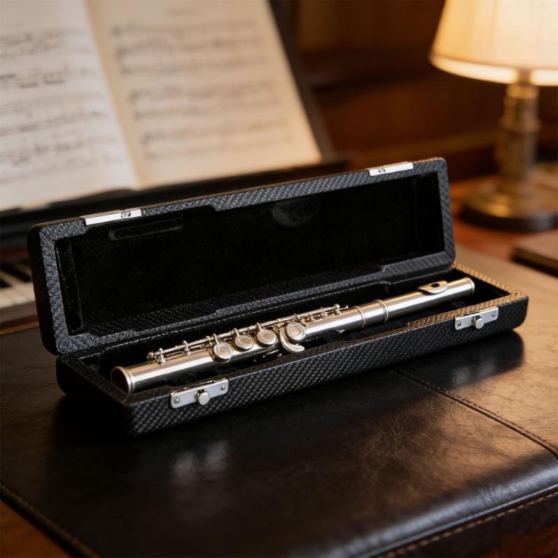 Protective Flute Case for Instrument Safety Offering Scratch Resistant Cover Perfect for Performances and Outdoor Use