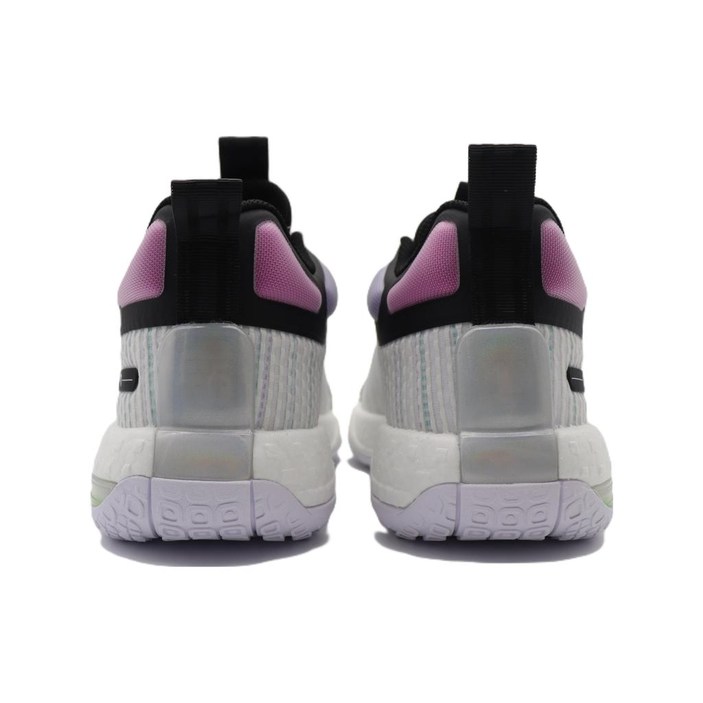 Anta Dominator Shock Absorption Non-Slip Wear-Resistant High-Top Basketball Shoes Men Sneakers White Black Purple 112241112-1