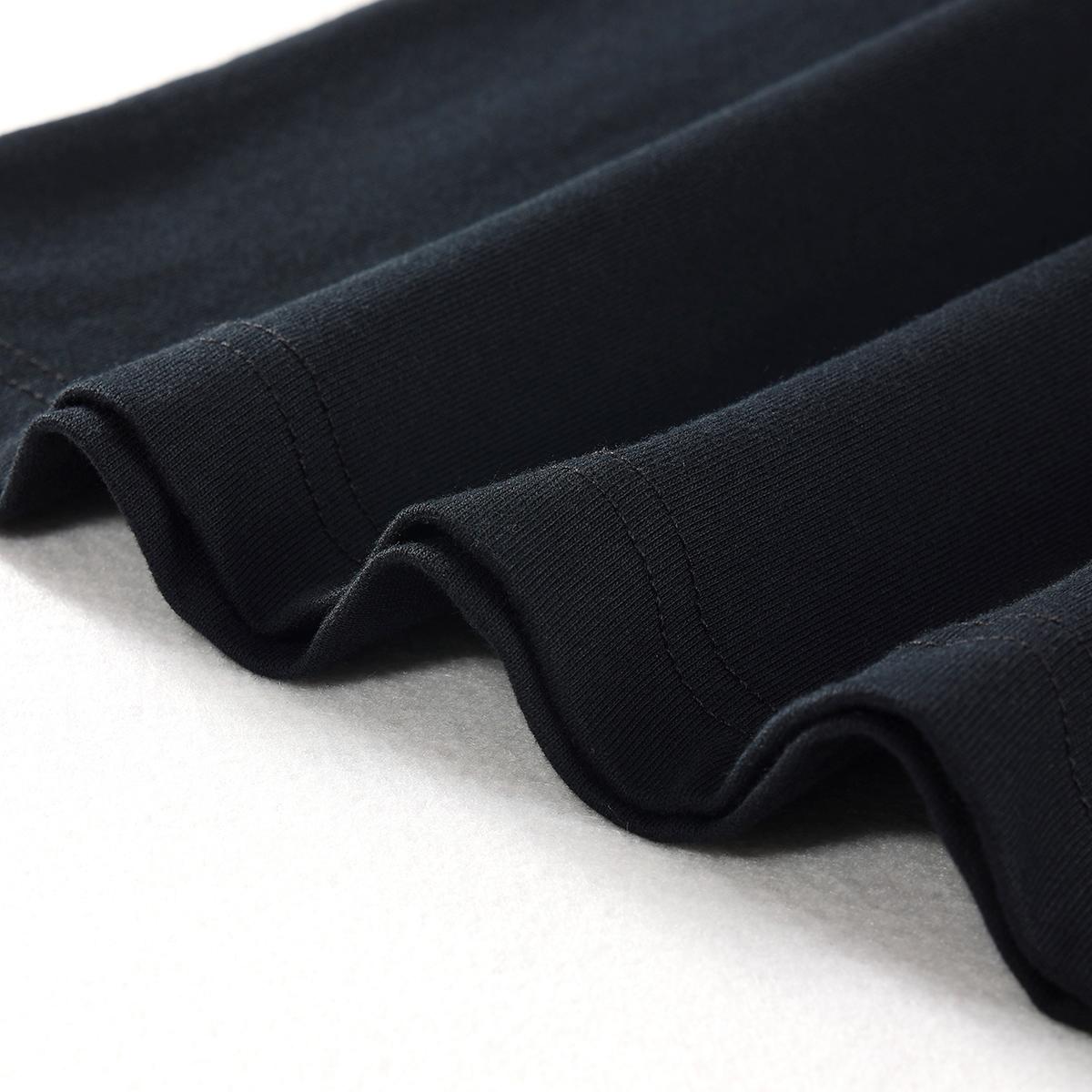 Уличная черная футболка с рисунком Terror Forest — фото 6