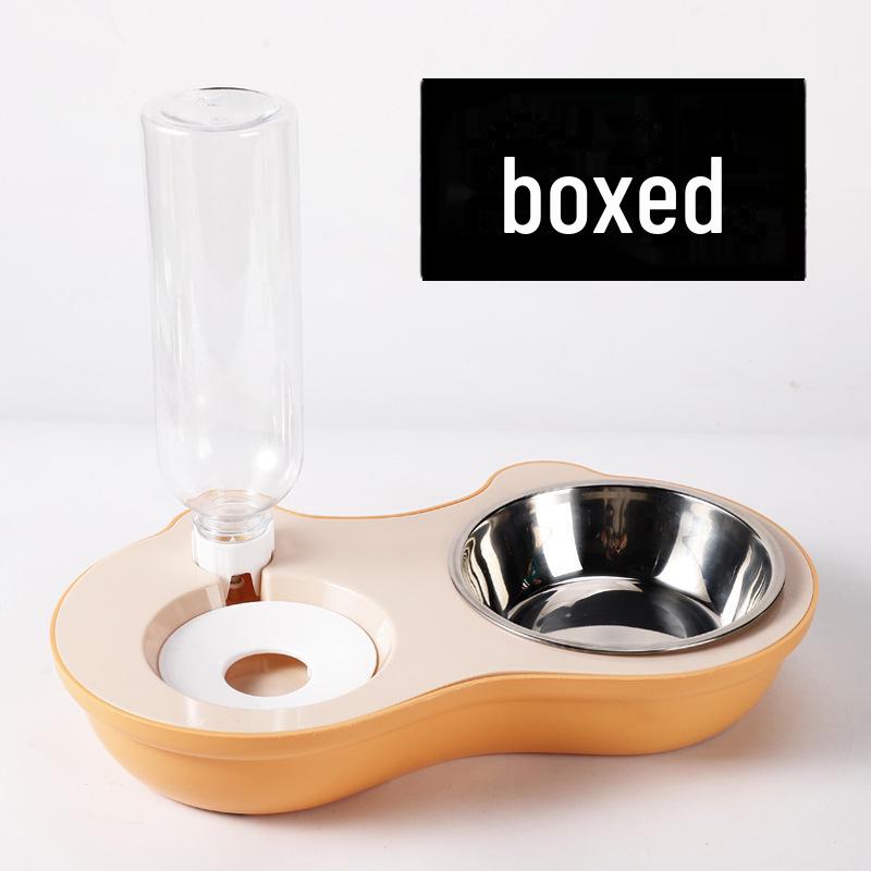 

Двойная миска для кошек с защитой от опрокидывания и автоматическим дозатором воды