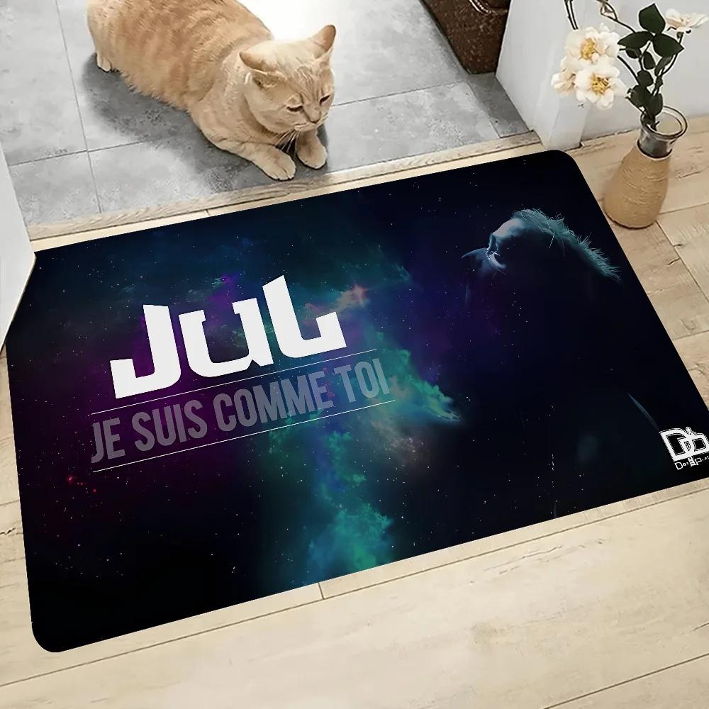 Rapper J-JuL C'est Pas Des Lol Floor Mat Soft Anti-slip Rug for Bathroom Bedroom Stylish Welcome Doormat Machine Washable