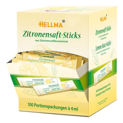 Helma Lemon Juice Portion 4Ml X 100 Packs