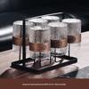 Chinesisches Retro-Glas-Teetassenset