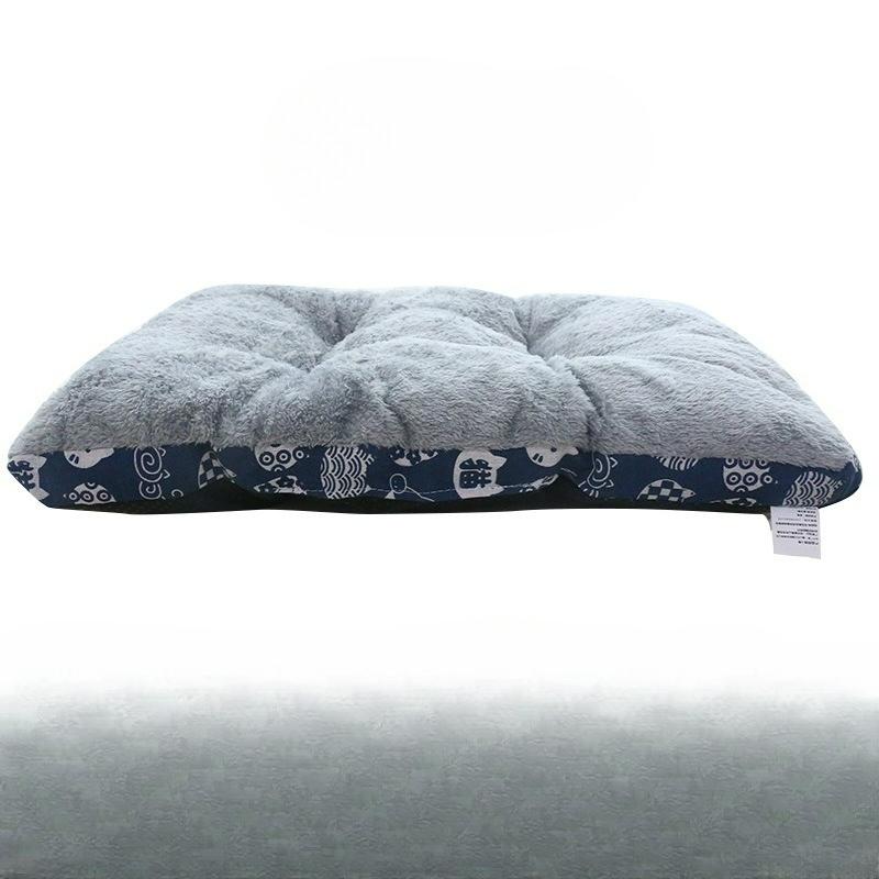 

Утолщенный коврик для питомцев Плюс бархатный теплый коврик для будки Матрас для кошек Интегрированный нескользящий Для собак и кошек Ежедневный толстый коврик Коврик для питомцев 1 синий