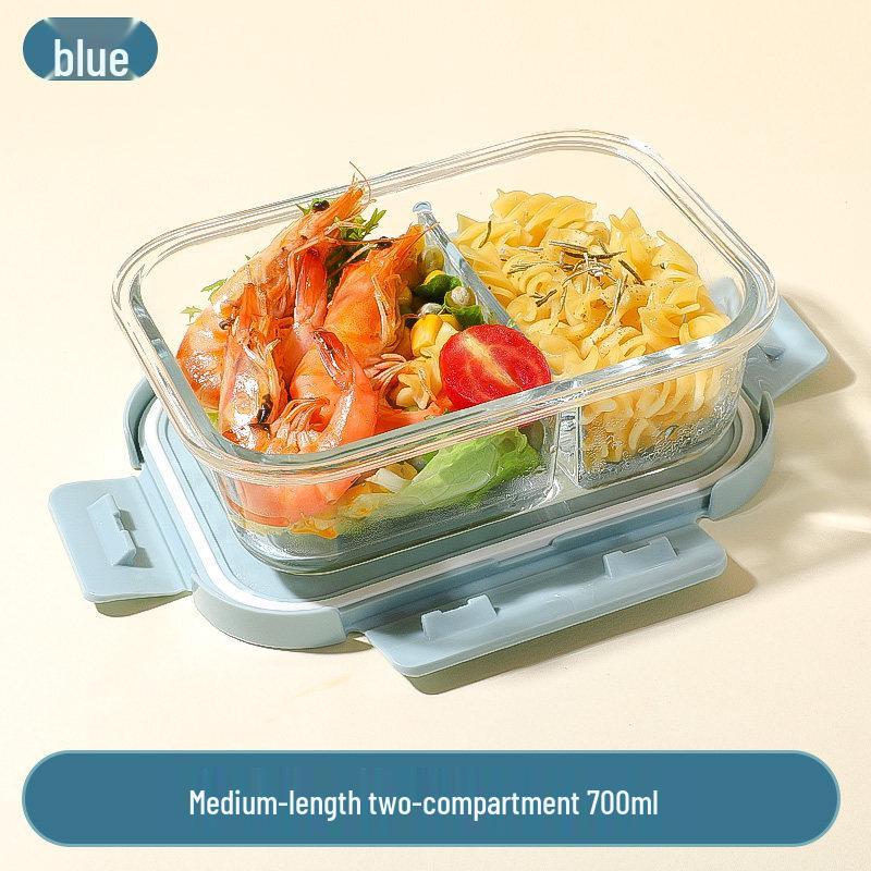 Ru Han Glass Microwaveable Lunch Box Set