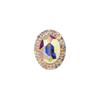 Exaggerated Oval Ring Fashion Open Ring Retro Accessory
