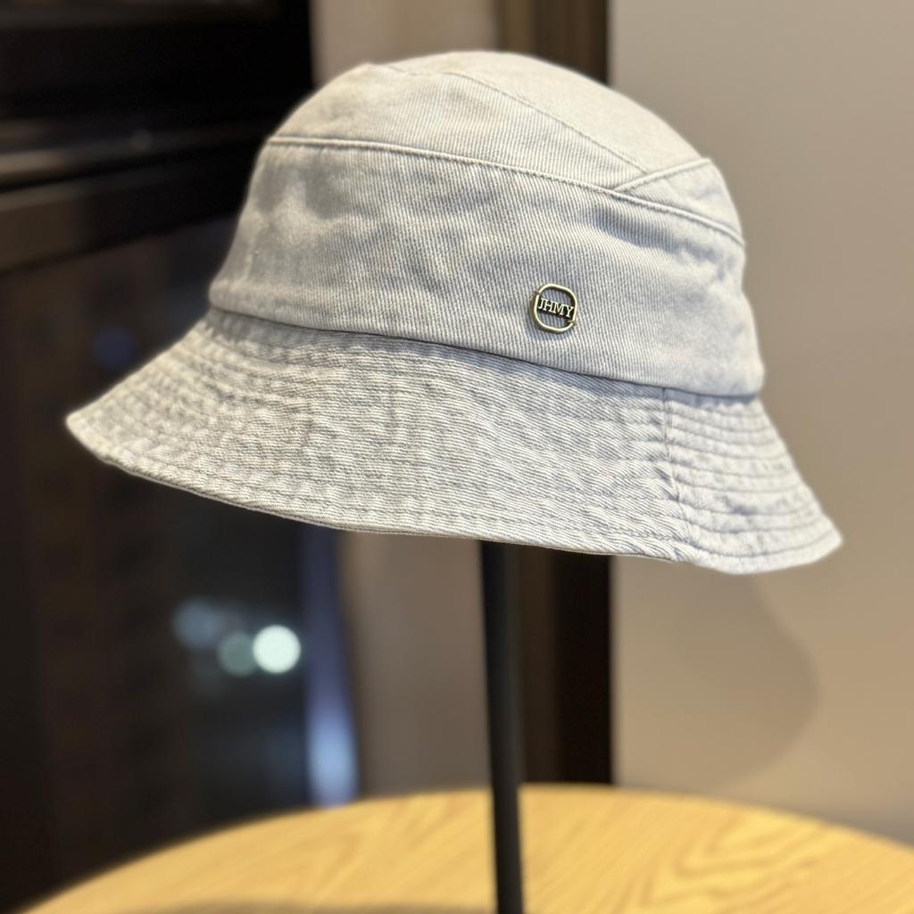 2026Simple retro washed distressed fisherman hat for women, new spring-summer style, makes the face look smaller, versatile sun-shading bucket hat