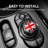 FDAIUN For BMW Mini F Series Volume Button Decoration Accessory Leather Material Stylish Custom