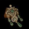 Vintage Court Style Rhinestone Crystal Brooch