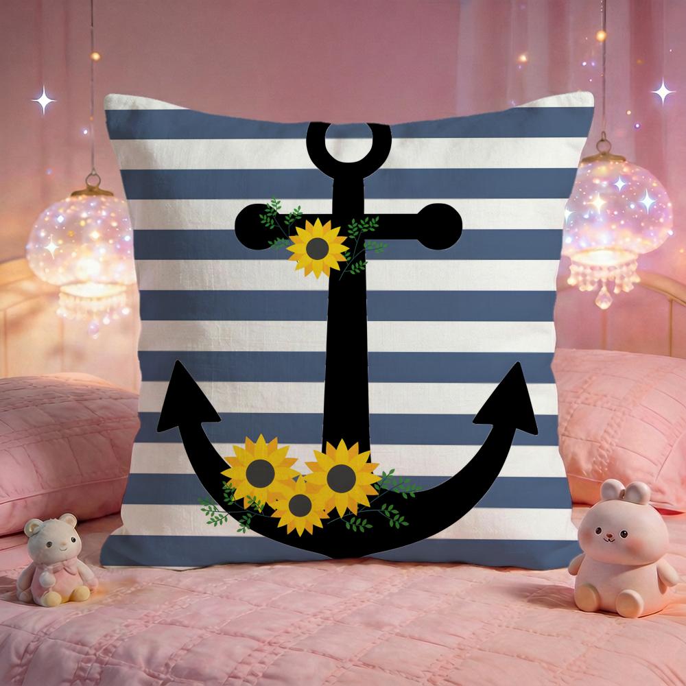 Oocean Sailor Classic Cushion Cover Premium Comfort Reversible Pillow Cove Two In One Design for Any Room  Car Interior