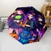 Parapluie Automatique Thème Chasseurs de Démons KPop, Léger et Portable, 8 Baleines, Parfait pour les Voyages en Plein Air, Anniversaires, Noël, Cadeaux.