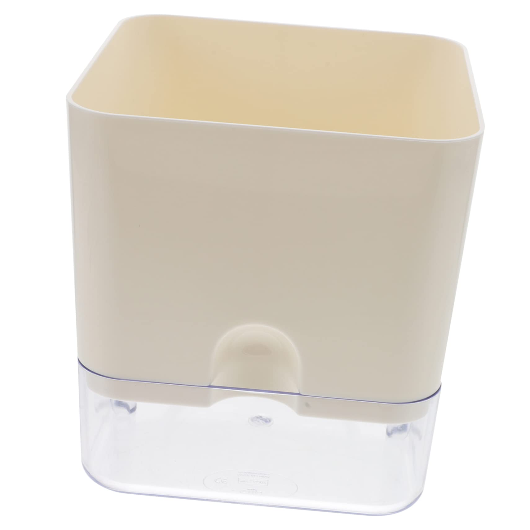 COHEALI Водоснабжение Автоматическое Водоснабжение Специальное Водоснабжение Цветочное Горшечное Подходит для Поглощения Воды Цветами Двойной Дом Дно Воды 14см Кашпо, белый