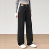 JEEP Women's High-Waisted Straight-Leg Jeans
