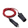 12V Car Cigarette Lighter Plug Extension Cord with Female Socket Adapter, 5M Cable, 2M Charging Extension.