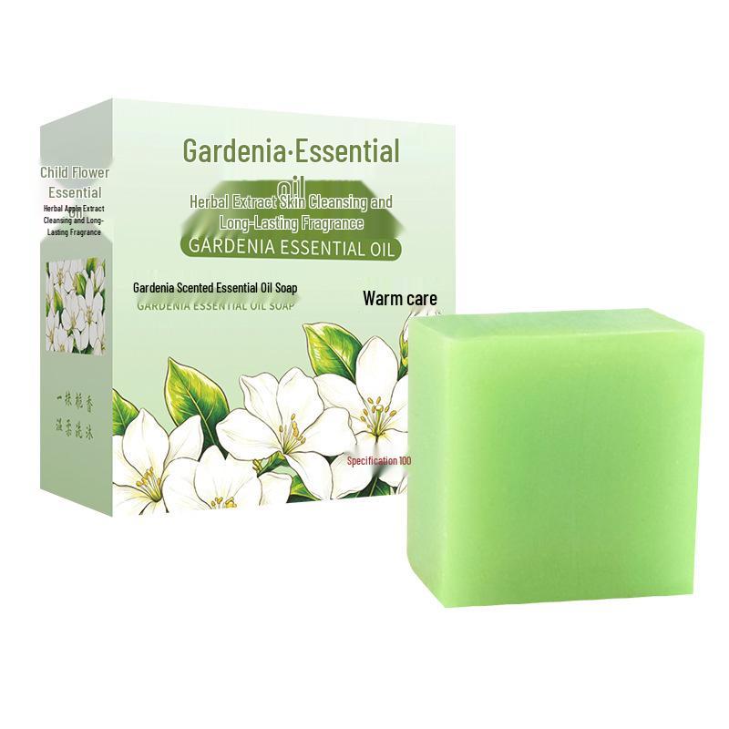 Gardenia Essential Oil Soap: Gentle, Purifying, Long-Lasting Fragrance, Unisex Sulfur Formula.