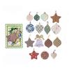 Christmas Gift Mixed Label Tag Sticker Pack Diy Handmade Material Handbook Writing Paper Decorative Sticker Notes Scrapbook