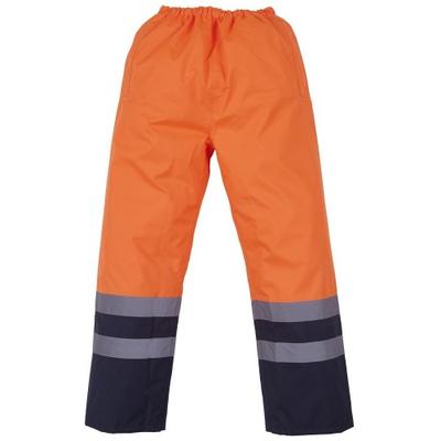 Mens Hi Vis Waterproof Overtrousers