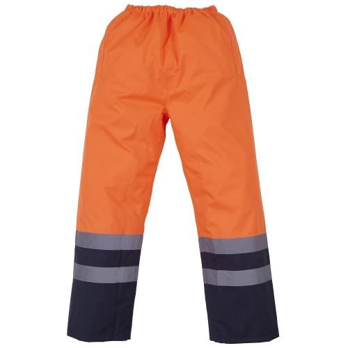 Yoko Mens Hi Vis Waterproof Overtrousers